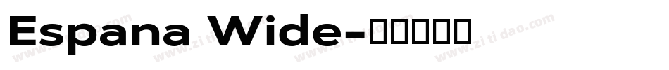 Espana Wide字体转换